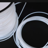 30S ~3S PTFE Tube อุปกรณ์กันความร้อนฝอยหุ้มฉนวน F46ท่อ PTFE 30 ~ 3S ส่งผ่านท่ออุณหภูมิแข็งต้านทานการกัดกร่อน600V โปร่งแสง-20/10/5/2เมตร