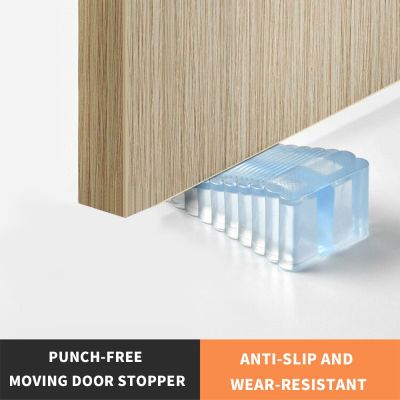 【CW】 Silicone Door Stopper Safety Anti skid Windproof Rear Retainer collision Stop Protector Hardware