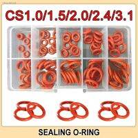 ❁ CS1.0/CS1.5/CS2.0/CS2.4/CS3.1 Red Silicone O Rings Box Assortment Kit VMQ Sealing Washer Gaskets Waterproof Oil Resistant