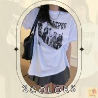 โอมากๆ?แฟชั่น เสื้อยืดสกรีนลายภาพคน REGULATORS 2 สี ทรงโอเวอร์ไซส์