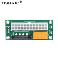 Titric Ver004 Add2psu 24pin Atx Molex สองทางพีเอสยู4pin Sata แหล่งจ่ายไฟซิงค์การด์ตัวขยายสตาร์ทเตอร์สำหรับทำเหมืองแร่