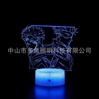 [COD] Cross-border exclusive creative gift colorful night light Ghoul spell return battle touch remote control