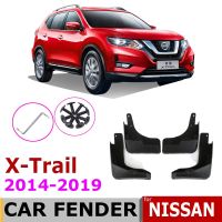 แผ่นบังโคลนสำหรับ Nissan X-Trail X Trail XTrail T32 2019 ~ 2014แผ่นบังโคลนป้องกันบังโคลนยางกันโคลนอุปกรณ์เสริมรถยนต์2018 2017 2016 2015