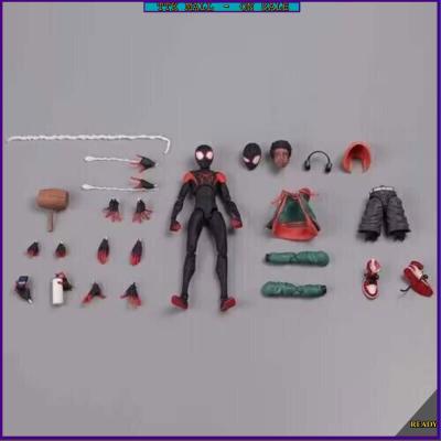 Across The Spider-Verse Miles Morales Action Figure NEW NO BOX 13CM Marvel hero Spider-Mans cartoon hand-made model doll ornaments