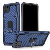 ☒✖ 2022 Realme C3 C11 C15 6s 5i Premium Back Shell Luxury Metal Ring Phone Holder Cover for OPPO Realme 6 Case Realmi C 3 C1 6i 5s