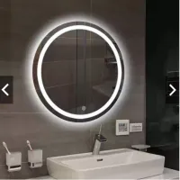 Gương tròn treo tường phòng tắm, bàn trang điểm led cảm ứng, led triệu màu VUADECOR nhiều kích thước