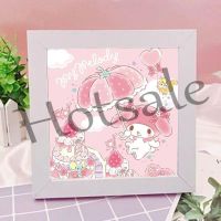 【hot sale】 ❇▽ B02 新款钻石画卡通动漫三丽鸥钻石画diy手工制作送朋友礼物装饰画DIY digital oil painting color filling oil painting cartoon animation