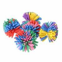 5pcs Pet Cat Toys EVA Colorful Flower Ball Soft Dog Puppy Kitten Chew Bite Interactive Funny Play Balls Toy Cat Supply C42 Toys