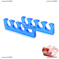 mishun318862 1คู่ Soft silicone Finger Toe Separator เล็บเท้าเครื่องมือเล็บ