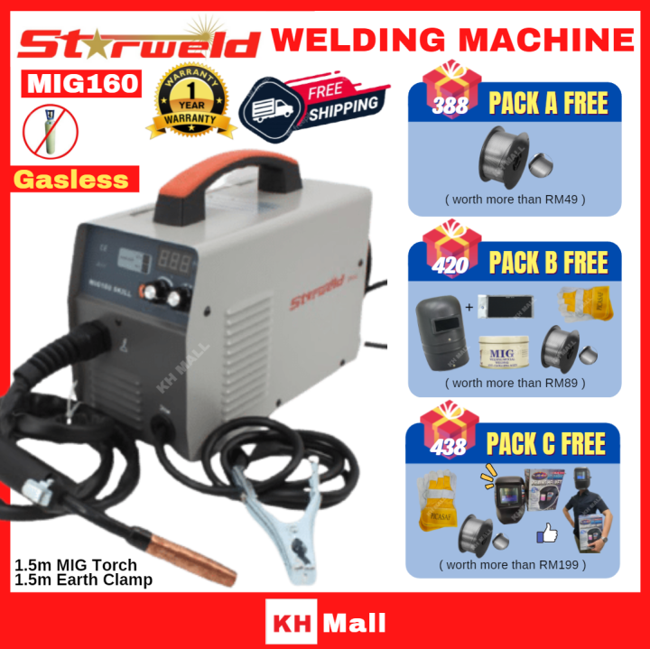 Starweld MIG160 Skill Professional Welding Machine / Iron Mac Mig