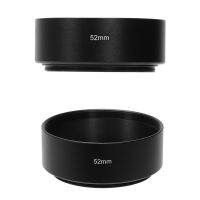 2 Pcs Mount Standard Metal Lens Hood for Canon Nikon Pentax Sony Olympus, 52Mm &amp; 55Mm