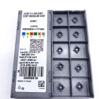 CCMT060204 CCMT060208 SM IC907 IC908 อาร์ไบด์แทรกเครื่องมือกลึงโลหะภายนอก CNC เครื่องมือตัด CCMT 060204 เครื่องมือกลึง