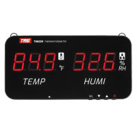 NANWEI TASI Intelligent Temperature Humidity Meter with L-ED Digital Display Screen Wall-mounted Digital Hygrometer Industrial Agricultural Household Thermo-hygrometer Indoor Outdoor Temperature Gauge Humidity Tester