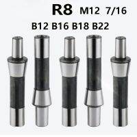 1pcs R8B12 B16 B18 B22 M12 7/16 Turret Milling Machine R8 เจาะ Connector เจาะ Chuck Connector