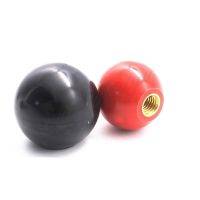 1pc Black or Red Plastic M4/M5/M6/M8/M10/M12 M14/M16 Thread Ball Shaped Head Clamping Nuts Knob Nails Screws Fasteners