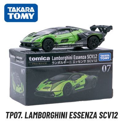 TP07. พรีเมี่ยม Takara Tomy Tomica ของเล่นแบบจำลองรถยนต์ SCV12สำหรับเด็กผู้ชาย ESSENZA ของขวัญคริสต์มาสเด็กของเล่นขนาดเล็ก