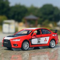 1:32 Mitsubishi Lancer Evolution GT3โลหะ Diecast รุ่น Miniature รุ่น Sound Light รุ่นเด็ก Gift888