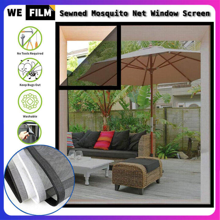 WEFILM Mosquito Screen Anti Mosquito Net Window Screen PP Mesh White