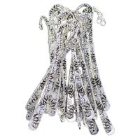 20pcs Vintage Silver Bookmark Hooks Beading Book Marks Jewelry Pendant DIY Beads