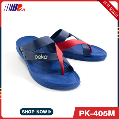 PEKA รุ่น PK-405M รองเท้าลำลองผู้หญิงและผู้ชาย รองเท้าแตะแบบมีหู รองเท้าใส่อยู่บ้าน รองเท้าใส่เที่ยว รองเท้าแบบหนีบ รองเท้าคีบโป้ง