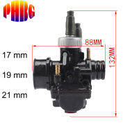 PHBG Racing Motorcycle Carburetor Carb 17mm 19mm 21mm Carburetor For Yamaha KTM Puch Zuma Scooter 50cc 90cc BWS100