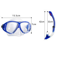 NEW Positive Anti-fog Snorkel Set 150-600 Degrees Myopia Diving Goggles Full Dry Diving Set Snorkeling