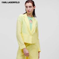 KARL LAGERFELD - BRODERIE ANGLAISE CROPPED BLAZER 231W1401 เสื้อเบลเซอร์