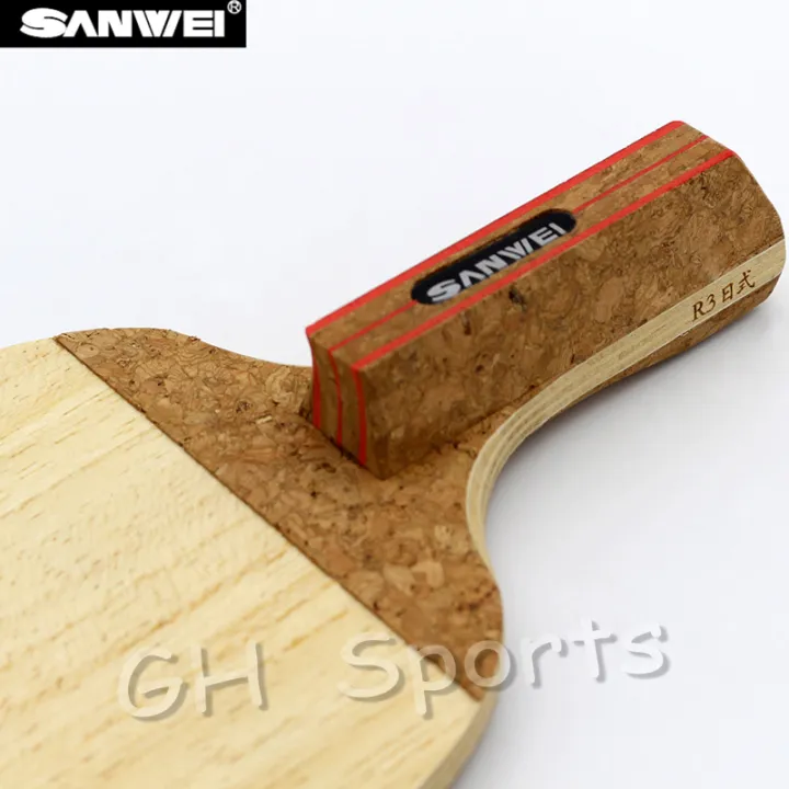 Sanwei STORM R3 Table Tennis Blade (7 Ply Limba, loop) Japanese Penhold