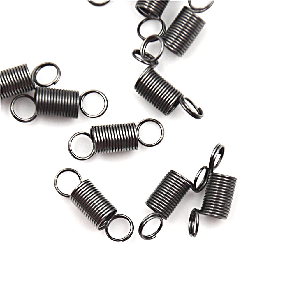 10PCS 15mm Stainless Steel small Tension Springs With Hooks For Tensile DIY C P1 