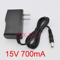 15V700mA High quality AC 100V-240V Converter Adapter DC 15V 0.7A 700mA Power Supply DC 5.5mm x 2.1mm A7721 US EU UK PLUGk Optional