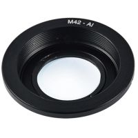 M42 Lens Adapter Ring M42-AI Glass for M42 Lens to Nikon Mount with Infinity Focus Glass DSLR Camera