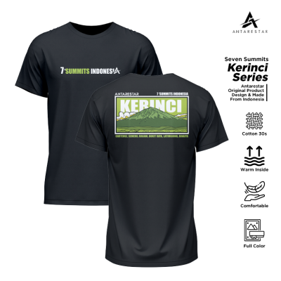 Antarestar Official-เสื้อยืด Summits ชุดอินโดนีเซีย Kerinci เสื้อยืดผู้ชายผู้หญิงดั้งเดิม