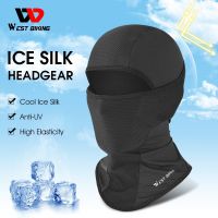 WEST BIKING Cycling Scarf Summer Cool Hat Breathable Anti-UV Sport Balaclava Cycling Headwear MTB Bike Motorcycle Helmet Liner Medicine  First Aid Sto