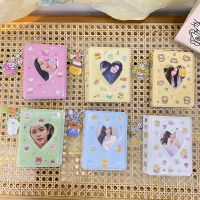 Cute Bear Photo Album 3 Inch Love Heart Hollow Picture Storage Case Kpop Card Binder Name Card 40 Pockets Book Photocard Holder