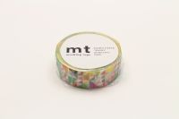 mt masking tape sankaku pink (MT01D288) / เทปตกแต่งวาชิ ลาย sankaku pink แบรนด์ mt masking tape จากประเทศญี่ปุ่น