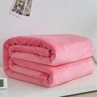 Soft Warm Coral Fleece Blanket Winter Sheet Bedspread Sofa Plaid Throw 220Gsm 6 Size Light Thin Mechanical Wash Flannel Blankets