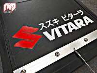 บังโคลนรถยนต์ ลาย VITARA เพลทเงินอลูมิเนียม