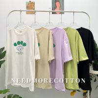 needmorecotton⚡️เสื้อยืดโอเวอร์ไซส์⚡️เสื้อยืด Oversize ⚡️ผ้าคอตตอน อก 44" ยาว 27" เสื้อยืดสไตล์เกาหลี ใส่ได้ทั้ง ญ ช ?? Oversize T-Shirt