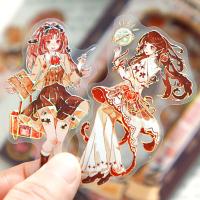 Limited Time Discounts 40Pcs/Pack Anime Decorative Sticker Hand Account Scrapbooking Stationery Sticker Kawaii DIY Collage Stickers