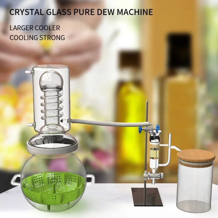 Holoo Mini Small Household Glass Distiller Pure Dew Distiller อุปกรณ์