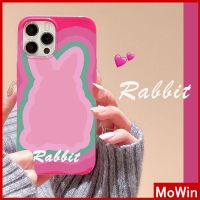 Mowin - เข้ากันได้สำหรับ เคสไอโฟน เคสไอโฟน11 เคส เคสไอโฟนสีชมพูเคสนิ่ม เคลือบมันกันกระแทกป้องกันกล้อง Pink ใช้ได้กับ iPhone 13 max