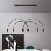 Nordic Minimalist Dining Table Led Pendant Lamp Art Kitchen Resturant Bar Black/Gold Home Decor Hanging Light Fixtures