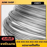 ลวดขาว ลวดชุบกัลวาไนซ์ ขนาดลวด0.7/0.9/1.2/1.6mm น้ำหนัก2kg/5kg/25kg ลวดมัดเหล็กคุณภาพ ลวดผูกเหล็กสำหรับงานก่อสร้าง ทั่วไป พร้อมส่ง