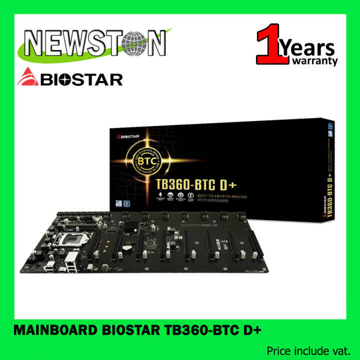[พร้อมส่ง] MB TB360 BTC EXPERT 2.0 LGA1151 Intel B360 DDR4 17 GPU ...