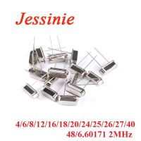 10pcs 49S Crystal Oscillator Passive Resonator 4MHz 6MHz 8MHz 12MHz 16MHz 18MHz 20MHz 24MHz 25MHz 26.601712MHz 26MHz 27.000MHz