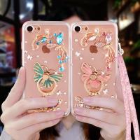 【 เคสศัพท์ 】 แอปเปิ้ล 6plus เคสศัพท์มีเพชร 6spuls เคสป้องกัน i6P ซิลิโคนนิ่มหุ้มทั้งเครื่องฝังเพชรผู้หญิง