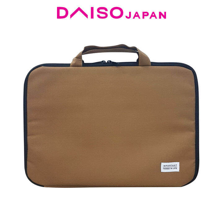 Daiso Brown Laptop Bag Lazada PH