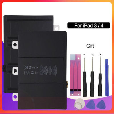 แบตเตอรี่ iPad 3/4 แบตเตอรี่ A1403 A1416 A1430 A1433 A1459 A1460 11560 mAh A1389 แบตเตอรี่ทดแทนด้วยเครื่องมือ