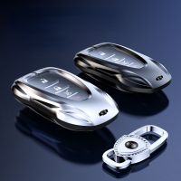 【LZ】✤❣  Zinc Alloy Silver Car Key Case para Chevrolet Cruze XL Explorer Keyless Cover Key Shell acessórios do carro