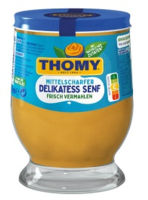 Thomy - Mustard delikatess senf (blue) jar 250g